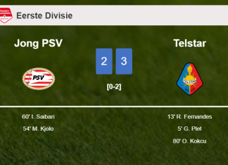 Telstar defeats Jong PSV 3-2