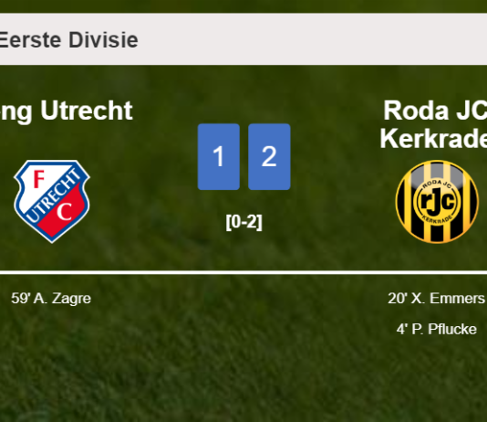 Roda JC Kerkrade overcomes Jong Utrecht 2-1