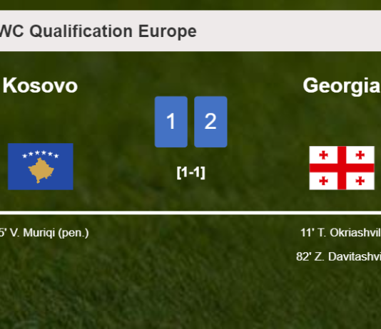 Georgia tops Kosovo 2-1