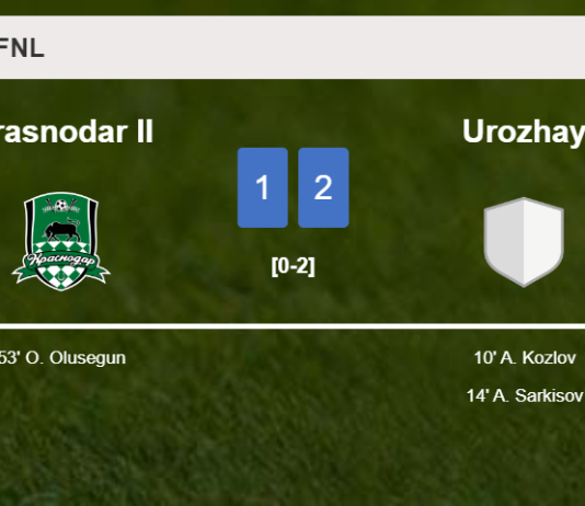 Urozhay beats Krasnodar II 2-1