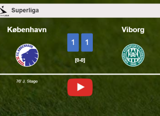 Viborg steals a draw against København. HIGHLIGHTS