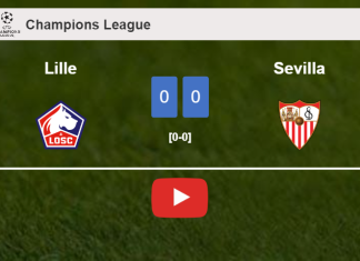 Lille draws 0-0 with Sevilla on Wednesday. HIGHLIGHTS