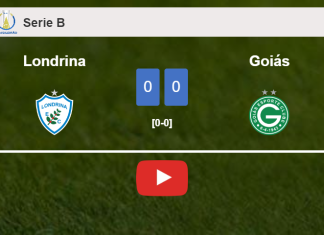 Londrina stops Goiás with a 0-0 draw. HIGHLIGHTS