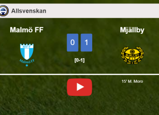 Mjällby overcomes Malmö FF 1-0 with a goal scored by M. Moro. HIGHLIGHTS