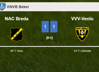 NAC Breda grabs a draw against VVV-Venlo