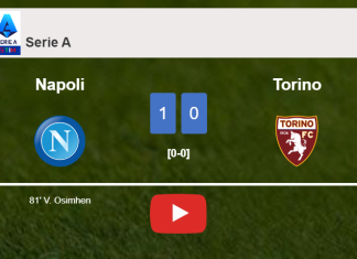 Napoli overcomes Torino 1-0 with a goal scored by V. Osimhen. HIGHLIGHTS