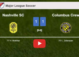 Columbus Crew stops Nashville SC with a 0-0 draw. HIGHLIGHTS