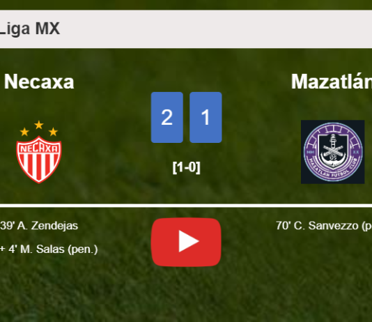 Necaxa draws 0-0 with Mazatlán on Saturday. HIGHLIGHTS