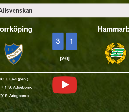 Norrköping prevails over Hammarby 3-1. HIGHLIGHTS