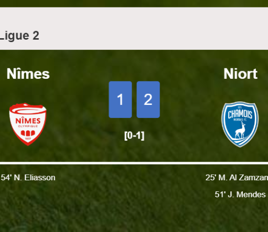 Niort defeats Nîmes 2-1