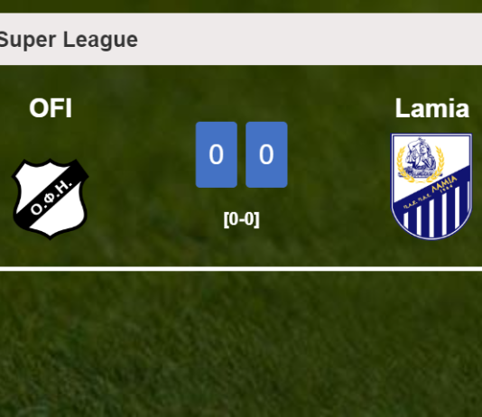 Lamia draws 0-0 with OFI on Sunday