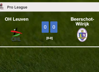 OH Leuven draws 0-0 with Beerschot-Wilrijk on Saturday