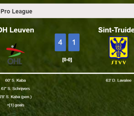 OH Leuven wipes out Sint-Truiden 4-1 with an outstanding performance