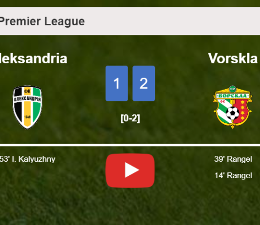 Vorskla beats Oleksandria 2-1. HIGHLIGHTS