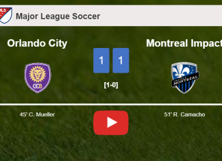 Orlando City and Montreal Impact draw 1-1 on Wednesday. HIGHLIGHTS