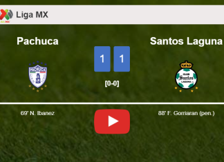 Santos Laguna steals a draw against Pachuca. HIGHLIGHTS