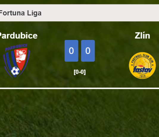 Pardubice draws 0-0 with Zlín with Cadu missing a penalt