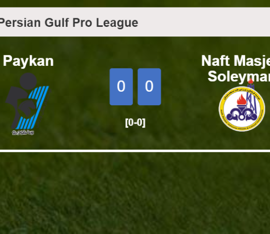 Paykan draws 0-0 with Naft Masjed Soleyman on Tuesday