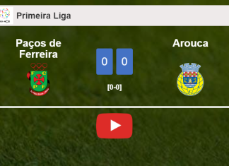 Paços de Ferreira draws 0-0 with Arouca on Sunday. HIGHLIGHTS