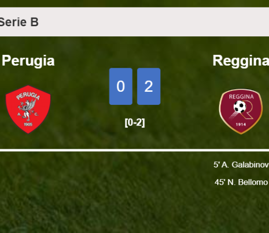 Reggina beats Perugia 2-0 on Thursday
