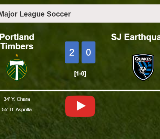 Portland Timbers surprises SJ Earthquakes with a 2-0 win. HIGHLIGHTS