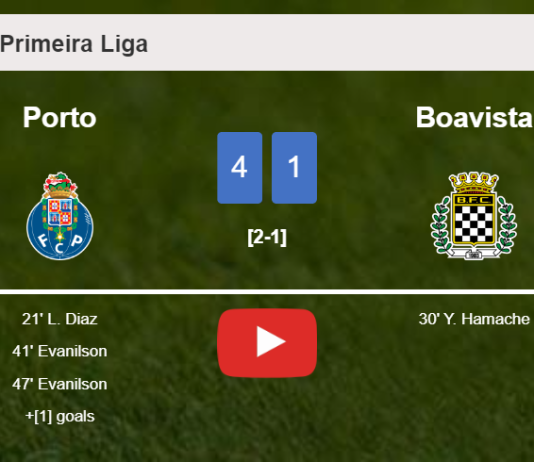 Porto liquidates Boavista 4-1 playing a great match. HIGHLIGHTS