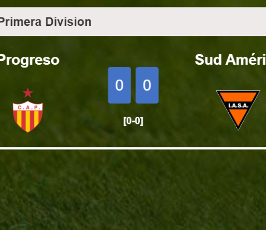 Sud América stops Progreso with a 0-0 draw