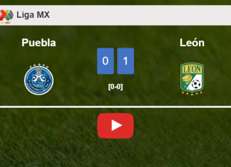León overcomes Puebla 1-0 with a late and unfortunate own goal from J. Segovia. HIGHLIGHTS