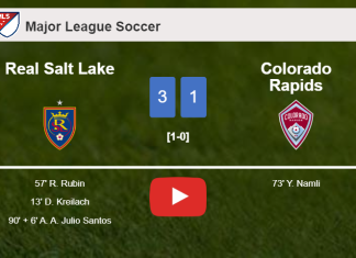 Real Salt Lake beats Colorado Rapids 3-1. HIGHLIGHTS