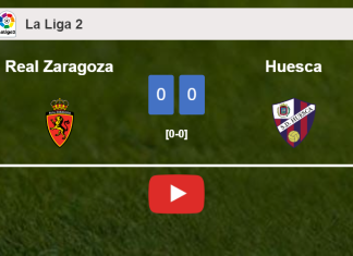 Real Zaragoza draws 0-0 with Huesca with A. Gimenez missing a penalt. HIGHLIGHTS