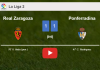 Real Zaragoza and Ponferradina draw 1-1 on Thursday. HIGHLIGHTS