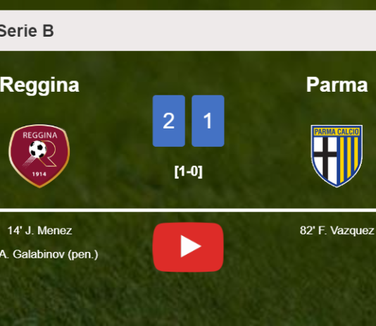 Reggina tops Parma 2-1. HIGHLIGHTS