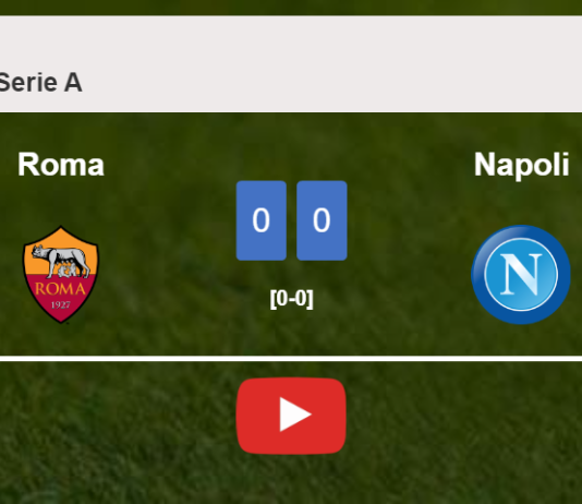 Roma draws 0-0 with Napoli on Sunday. HIGHLIGHTS