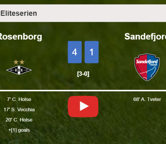 Rosenborg destroys Sandefjord 4-1 playing a great match. HIGHLIGHTS