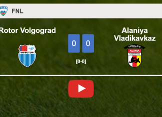 Rotor Volgograd draws 0-0 with Alaniya Vladikavkaz on Saturday. HIGHLIGHTS