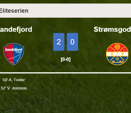 Sandefjord tops Strømsgodset 2-0 on Wednesday