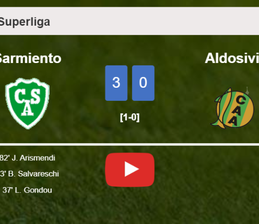 Sarmiento overcomes Aldosivi 3-0. HIGHLIGHTS
