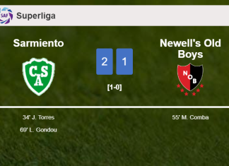 Sarmiento prevails over Newell's Old Boys 2-1