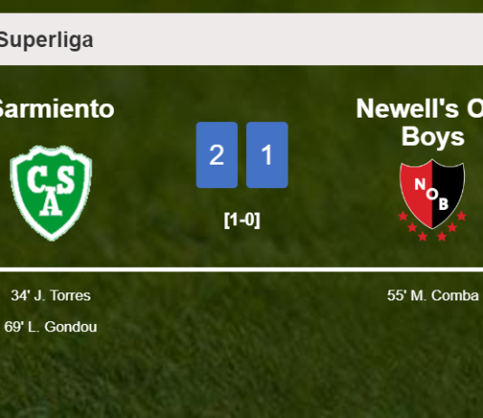 Sarmiento prevails over Newell's Old Boys 2-1