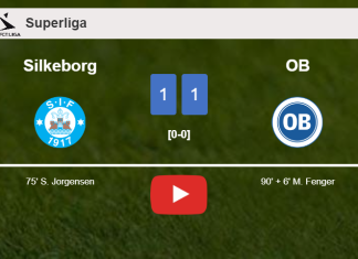 OB grabs a draw against Silkeborg. HIGHLIGHTS