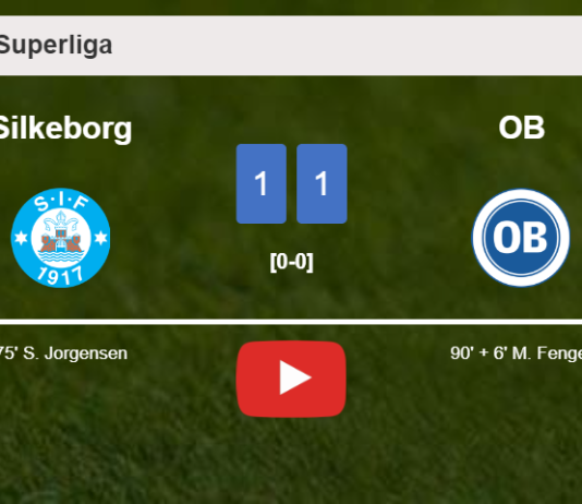 OB grabs a draw against Silkeborg. HIGHLIGHTS