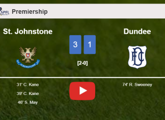 St. Johnstone defeats Dundee 3-1. HIGHLIGHTS