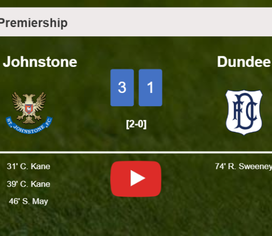 St. Johnstone defeats Dundee 3-1. HIGHLIGHTS