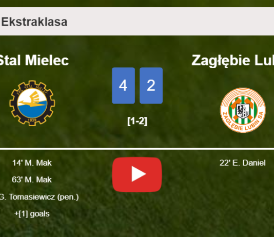 Stal Mielec beats Zagłębie Lubin after recovering from a 1-2 deficit. HIGHLIGHTS