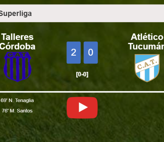 Talleres Córdoba surprises Atlético Tucumán with a 2-0 win. HIGHLIGHTS