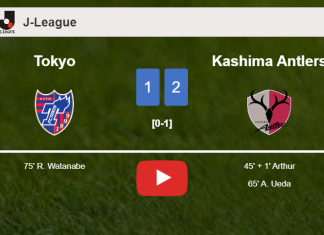 Kashima Antlers overcomes Tokyo 2-1. HIGHLIGHTS