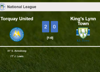 Torquay United defeats King's Lynn Town 2-0 on Saturday