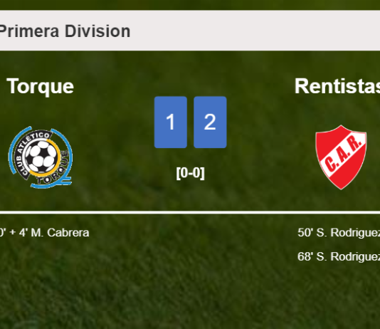 Rentistas tops Torque 2-1 with S. Rodriguez scoring a double