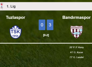 Bandırmaspor overcomes Tuzlaspor 3-0
