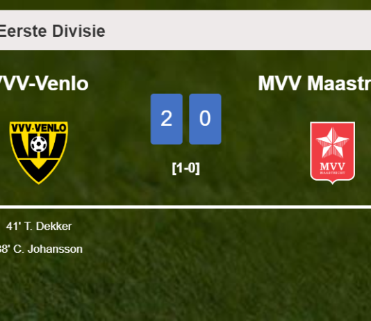 VVV-Venlo overcomes MVV Maastricht 2-0 on Saturday
